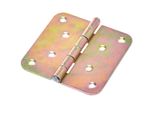 Aqbau® Cerniere Arrotolate 80 X 80 Mm Mezza Larghezza Cerniere Per Mobili Cerniera Per Casse 2 Pezzi