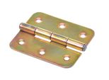 Aqbau® Cerniere Arrotolate 70 X 60 Mm Mezza Larghezza Cerniere Per Mobili Cerniera Per Casse 2 Pezzi