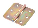Aqbau® Cerniere Arrotolate 75 X 75 Mm A Mezza Larghezza Cerniere Per Mobili Cerniera Per Casse 2 Pezzi