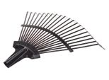 Aqbau® Striscia D'acciaio Scopa Per Foglie Giardino Ventaglio Rastrello Scopa Ventaglio Metallo