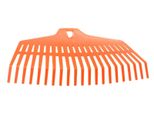 Aqbau® Scopa Per Foglie Da Giardino A Ventaglio Scopa A Ventaglio (Larghezza 390 Mm - Arancione)