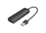 Usb 3.0 4-Port Hub Vention Chlbf 1M, Black