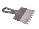 Aqbau® Spatola Dentata Spatola Adesiva Spatola Larga Spatola In Acciaio Inox 150 Mm 10X10