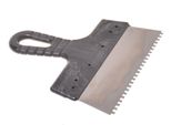 Aqbau® Spatola Dentata Spatola Adesiva Spatola Larga Spatola In Acciaio Inox 250 Mm 4X4