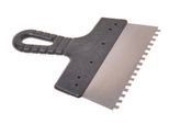 Spatola Dentata Aqbau® Spatola Adesiva Spatola Larga Spatola In Acciaio Inox 200 Mm 6X6