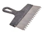Aqbau® Spatola Dentata Spatola Adesiva Spatola Larga Spatola In Acciaio Inox 250 Mm 8X8