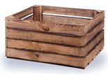 Nuove Cassette Per La Frutta Cassette Di Legno Cassette Per Il Vino Cassette Per Le Mele Fiammato 40X30X20Cm