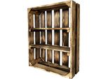 Cassette Per Frutta Nuove Con Asse Centrale Cassette Per Vino Cassette Per Mele Scaffale Cassettiera Fiammata 50X40X16Cm