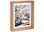 Zep Vittel Naturale Doppia Cornice In Legno 13X18 Cm Utilizzabile Su Entrambi I Lati