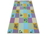 Tappeto Per Bambini Pets Animaletti Animali Multicolore 100X200 Cm