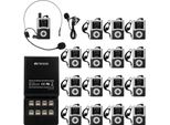 Sistema Retekess T130U Tour Guide, Set Per Guide Turistiche, Microfono Per Guide Turistiche, 200 M, Comando Con Un Solo Tasto, 16 Porte Di Ricarica Usb, Per Tour Di Più Giorni