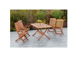 Merxx Comodoro Set 9Tlg. Klappausziehtisch