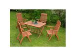 Merxx GartenmöBelset Maracaibo 5Tlg. Klappausziehtisch