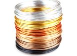 Set Di Fili Decorativi Golden Autumn - 6 Colori In Rotoli (5M Ciascuno) - Filo Artigianale Ø 2Mm