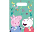Sacchetti Regalo Peppa Pig 6 Pezzi.