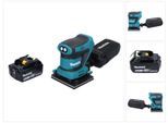 Makita Dbo 480 G1 Levigatrice Orbitale A Batteria 18 V 112 X 102 Mm + 1X Batteria Ricaricabile 6,0 Ah - Senza Caricabatterie