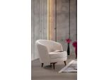 Poltrona Da Salotto Design Sedia Da Salotto Beige Imbottitura Da Salotto Monoposto Beige