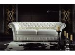 Divano Chesterfield Divani A Tre Posti Divani Soggiorno Bianco Nuovo