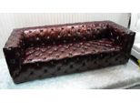 Divano Chesterfield 3 Posti Divano Marrone Divani In Pelle 250Cm