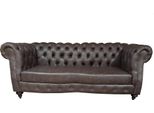 Divano 3 Posti Chesterfield Divano In Vera Pelle Divani Marrone Divani Mobili
