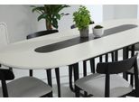 *Tavolo Da Pranzo Sala Da Pranzo Tavolo Da Pranzo In Legno Moderno Bianco Ovale