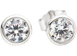 Paar Ohrstecker "Schmuck Geschenk Ohrschmuck Ohrringe", Silber (Silberfarben, Kristallweiß, Kristallweiß), Aniston Jewelry & Watches, Ohrringe, Damen, 5,8Mm, Silber 925 (Sterlingsilber), Mit Zirkonia (Synth.)