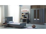 Set Camera Dei Bambini Letto Per Bambini Letto Per Bambini Mobili Per Bambini Legno Grigio Set 4 Pezzi