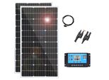 Set Di Pannelli Solari, Potenza 240 W, Efficienza Monocristallina, Kit 240W 12V 24V 20A