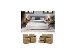 Vicco Nachttisch 2Er Set Monty, 39,6 X 59,1 Cm, Goldkraft Eiche, 2 SchubfäCher