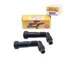 Ngk Candela XD05F Set Di 2 5Kohm Soppressa 102° Gradi Per Moto Ciclomotore & Ciclomotore