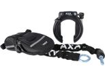 Axa Blocco Telaio Xxl Set Incl. Ulc 100 + Borsa, Chiave Non Rimovibile, Nero (1 Set)
