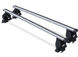 Menabo Tema | Portapacchi Citroen - C4 2004-2010 - Alluminio - Lunghezza 112 Cm - Carico Massimo 50 Kg - Confezione Da 2 Pezzi