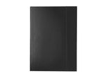 Cartella Esselte A4 253, Triplice, Cartone Lucido, Elastico Verticale, Nero, 10 Pz