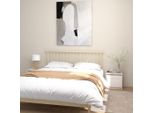 Comodini 2 Pz. Bianco 40X30,5X40 Cm In Legno Di Pino Massiccio