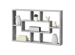 Scaffale A Muro Qinngua 77 X 10 X 48 Cm Scaffale Galleggiante Con 7 Ripiani Aspetto Cemento [En.Casa]