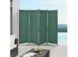 Parete Divisoria Per Esterni 170X215Cm Schermo Schermo Per La Privacy Parete Spagnola Giardino Verde Scuro