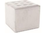Pouf Imbottito Alfons - Grigio Chiaro