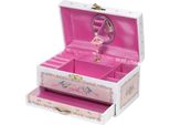 Goki 15348 Scatola Musicale Ballerina Iv, Melodia: Il Lago Dei Cigni, Rosa