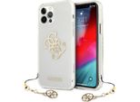 Guess Guhcp12Lks4Ggo Iphone 12 Pro Max6,7 Custodia Rigida Trasparente 4G Collezione Charms Oro