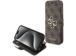 Guess Gubkp15X4Gmgbr Iphone 15 Pro Max 6.7 BrąZowy/Brown Book 4G Metal Logo