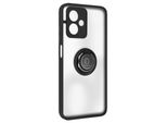 Avizar, Custodia Per Cellulare Con Supporto Ad Anello Motorola Moto G54, Nero