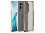Imak, Custodia Antiurto Per Oneplus Nord Ce 4 Lite Angoli Rinforzati In Silicone, Nero Trasparente