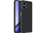 Avizar, Cover Soft Touch In Silicone Realme Note 50, Retro Opaco, Nero