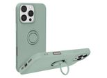 Avizar, Custodia Soft Touch Con Supporto Ad Anello Apple Iphone 16 Pro Max, Verde