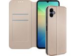 Avizar, Custodia In Pelle Finta Classic Edition Per Samsung Galaxy A06, Oro