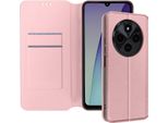 Avizar, Custodia In Pelle Finta Classic Edition Xiaomi Redmi 14C, Oro Rosa