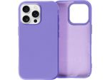 Avizar, Custodia Semirigida In Silicone Soft Touch Per Iphone 16 Pro Max, Viola