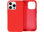 Avizar, Custodia Semirigida In Silicone Soft Touch Per Iphone 16 Pro, Rosso