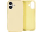 Avizar, Custodia Semirigida In Silicone Soft Touch Per Iphone 16 Plus, Giallo