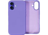 Avizar, Custodia Semirigida In Silicone Soft Touch Per Iphone 16, Viola
